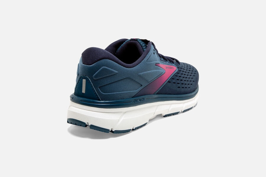 Brooks Dyad 11 Road Running Shoes - Womens - Navy/Pink - FD0234179